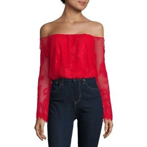 Lover + Friends Lacy Crop Top